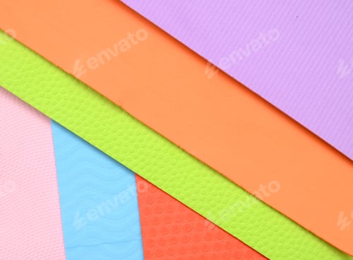 Preview: Color Paper Texture And Background, Isolated On White