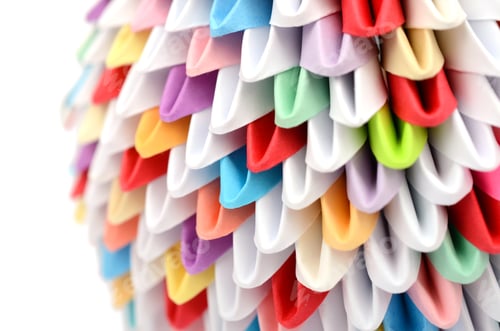 Preview: Colorfull Origami Retro Weaving
