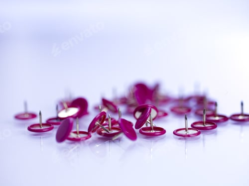 Preview: Tacks On White Background
