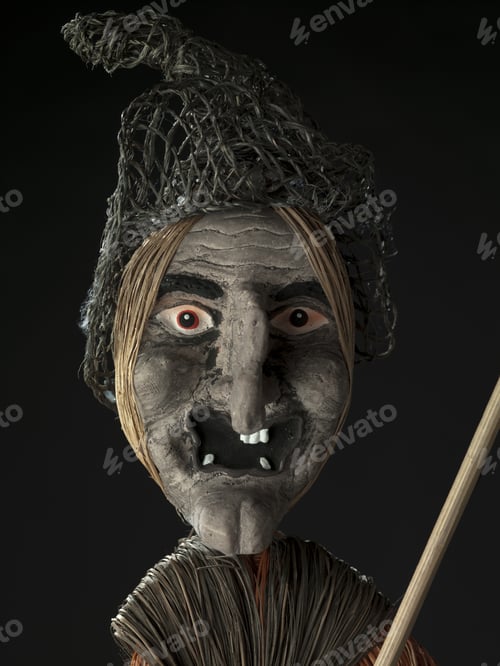 Preview: Halloween Witch Scary Background