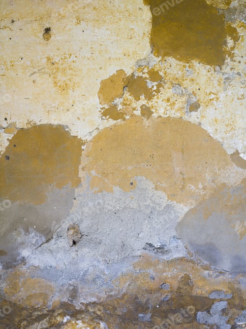 Vista previa: Close-Up Shot Of Patches Of Paint On A Weathered Wall.