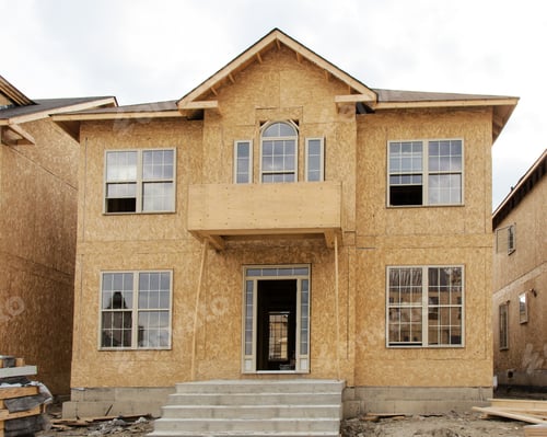 Aperçu: Frame Construction Lumber And Oriented Strand Chip Board Sheathing