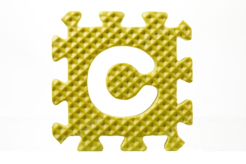 Preview: C Letter Set Isolated On White Background