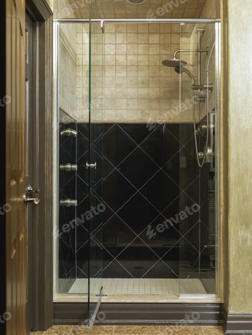 Preview: Empty Modern Stand Up Shower