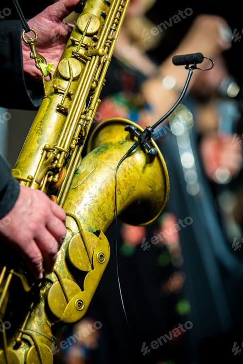 Preview: Saxophone Player Performing On The Stage