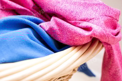 Preview: Close Up Basket Of Clothes