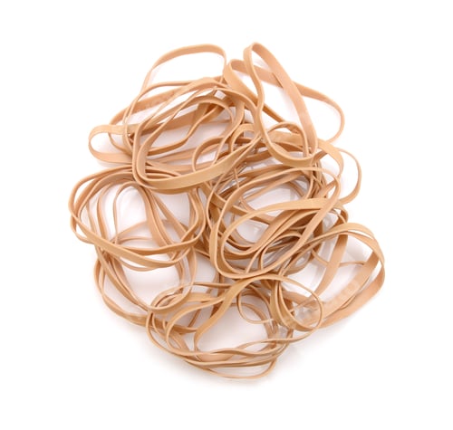 Preview: This Image Is Of A Pile Of Colorful Rubber Bands.