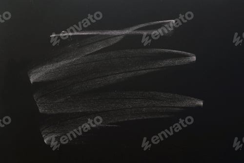 Preview: Blackboard With Chalk Doodle, Can Put More Text At A Later. - Image