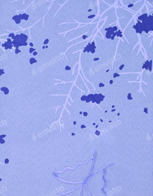 Preview: Paper Art With Tree Branch For Background Texture