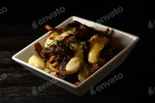 Preview: Bbq Potato Skins Plate Isolated Horizontal