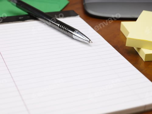 Preview: Business Desk And Stationary Background