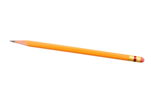 Preview: An Isolated Orange Pencil