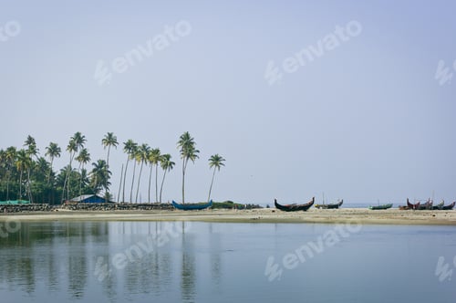 Preview: A View Of The Shoreline In Arthungal, India