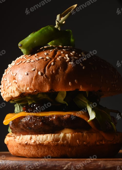 Preview: Colorado Burger With Fries Prepared Food Dish
