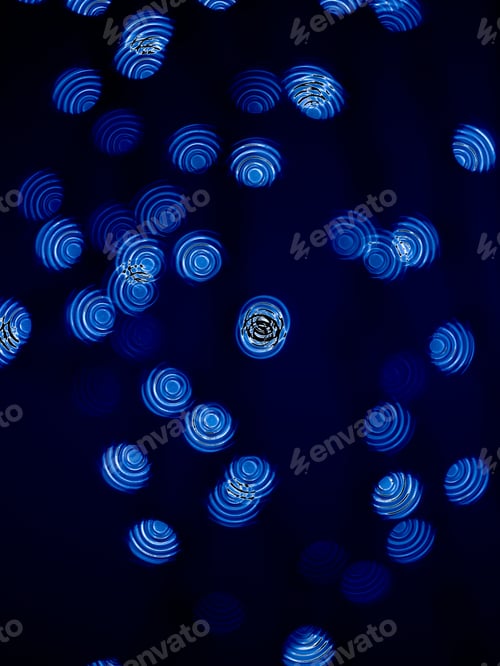 Preview: Abstract Diffused Festive Holiday Background Of Christmas Lights