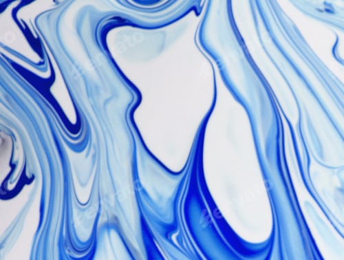 Preview: Handmade Marble Texture. Creative Art Technique. Abstract Painted Waves. Yellow And Turquoise