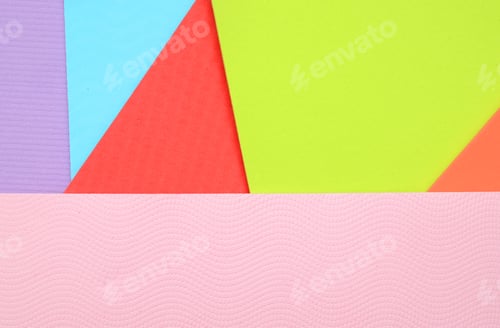 Preview: Color Paper Texture And Background, Isolated On White