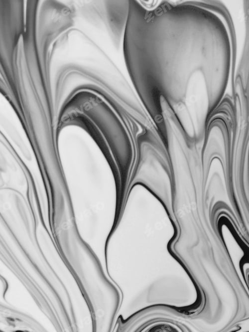 Preview: Black And White Marble Textures. Paper Marbling