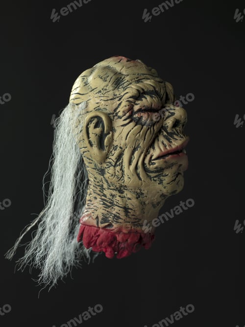 Preview: Zombie Head Halloween Themed Image