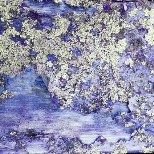 Preview: Abstract Rustic Blue Patina Wooden Or Metal Texture