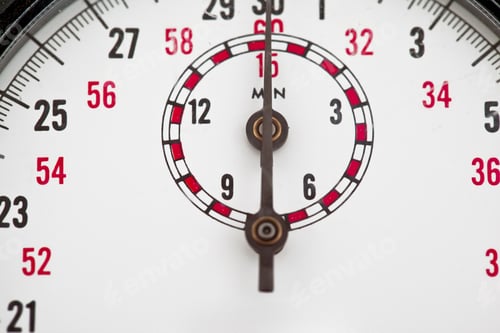 Preview: Stop Watch Isolated On White Background