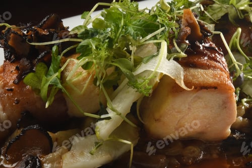 Preview: Bacon-Wrapped Swordfish Horizontal Close Up