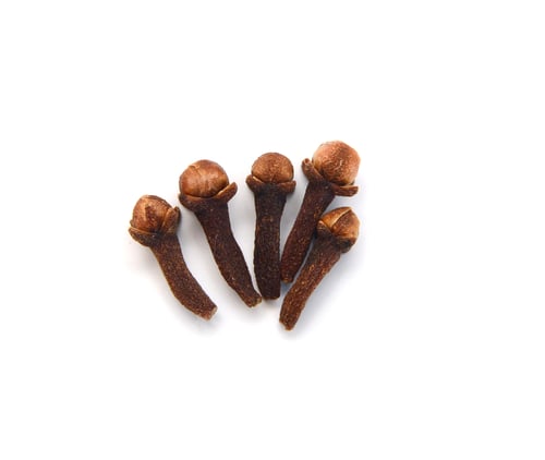 Preview: Spice Cloves On White Background