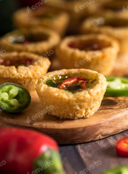 Preview: Mini Hot Pepper Jelly Tarts.