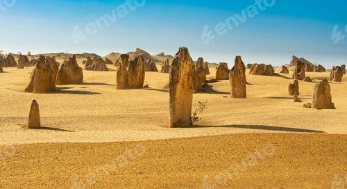 Preview: Pinnacles Limestone Formations Within Nambung National Park Western Australia