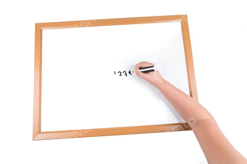 Preview: Child Writing On A Dry Erase Board With A Marker