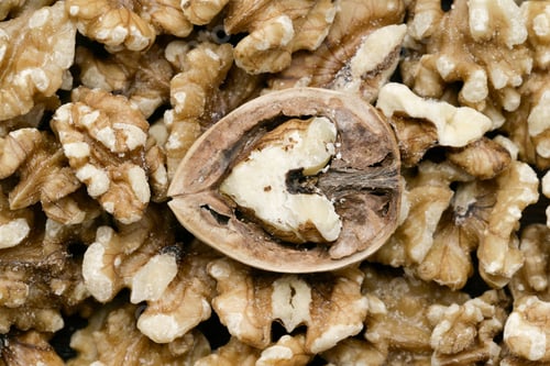 Preview: Crushed Walnuts Background Texture