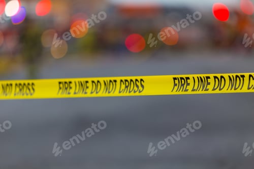 Preview: Fire Line Do Not Cross Yellow Tape