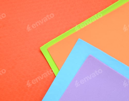 Preview: Color Paper Texture And Background, Isolated On White