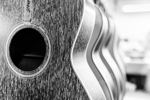 Preview: Guitars In Different Stages Of Assembly.