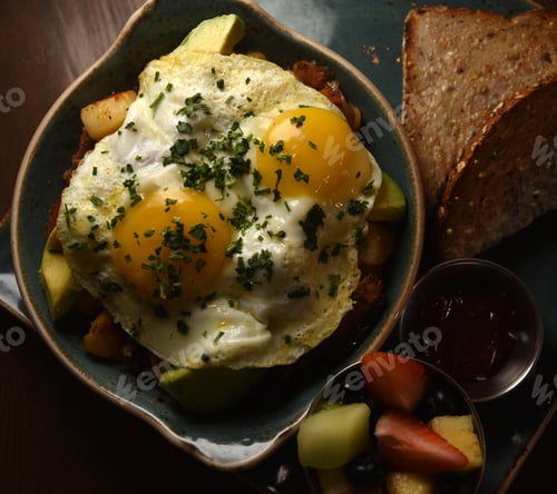 Preview: Farmhouse Breakfast Cropped Square Format