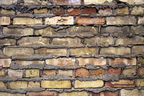 Visualização: Fundo de parede de tijolos antigos