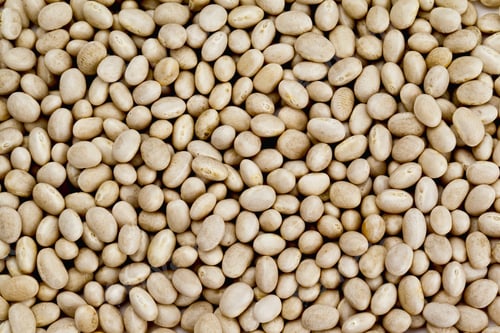 Preview: Full Frame Image Of White Beans In Abundance