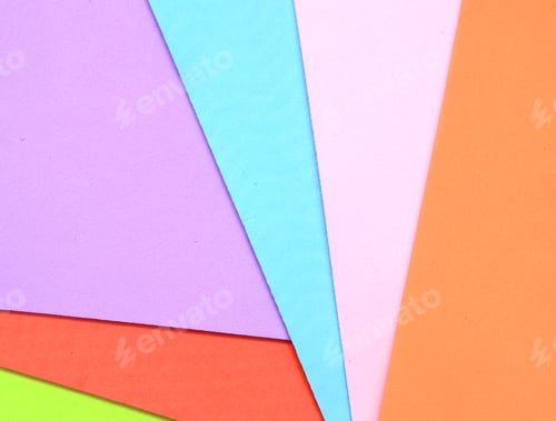 Preview: Color Paper Texture And Background, Isolated On White