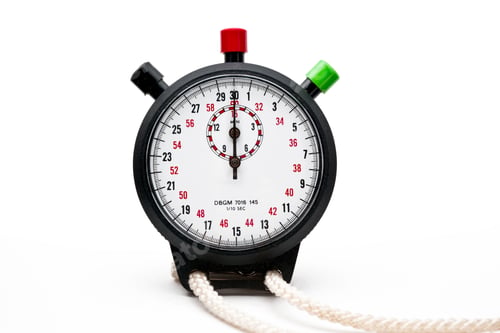 Preview: Stop Watch Isolated On White Background