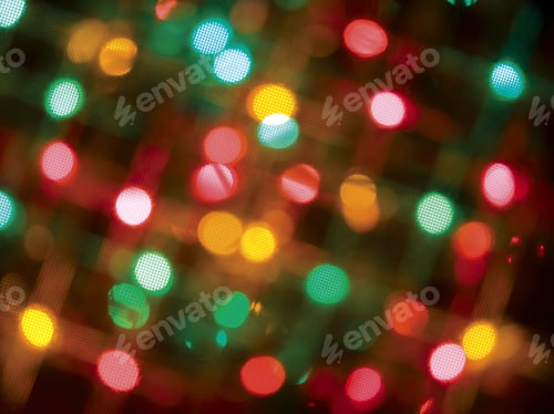 Preview: Festive Holiday Background Of Christmas Lights
