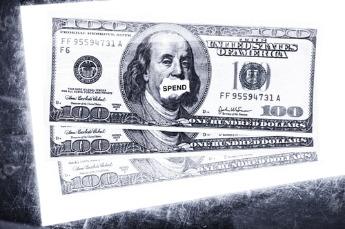 Preview: American Us Dollars Currency Abstract Background