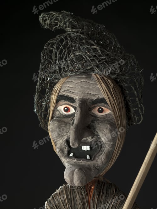 Preview: Halloween Witch Scary Background