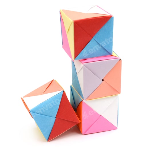 Preview: Origami Cube, Paper Boxes