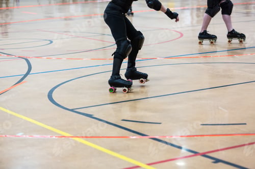 Preview: Roller Derby Players Compete Against Each Other