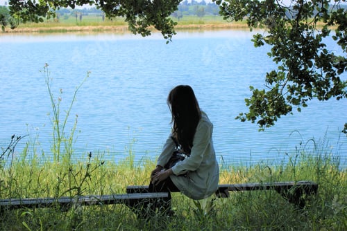 Preview: Woman Enjoying Nature