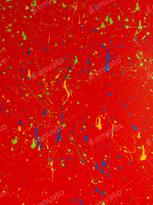 Preview: Abstract Paint Splash Colourful Background