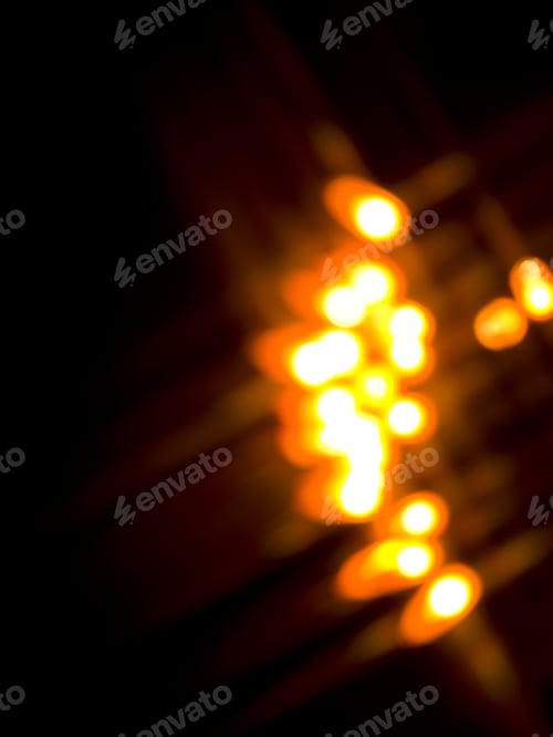 Preview: Diffused Festive Holiday Background Of Christmas Lights