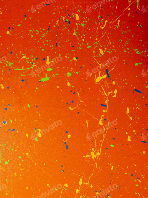 Preview: Abstract Paint Splash Colourful Background