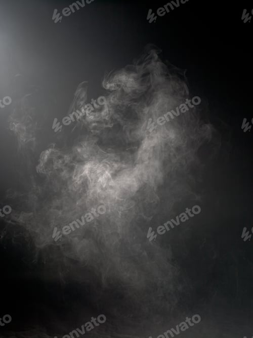 Preview: Smoke Background On Black