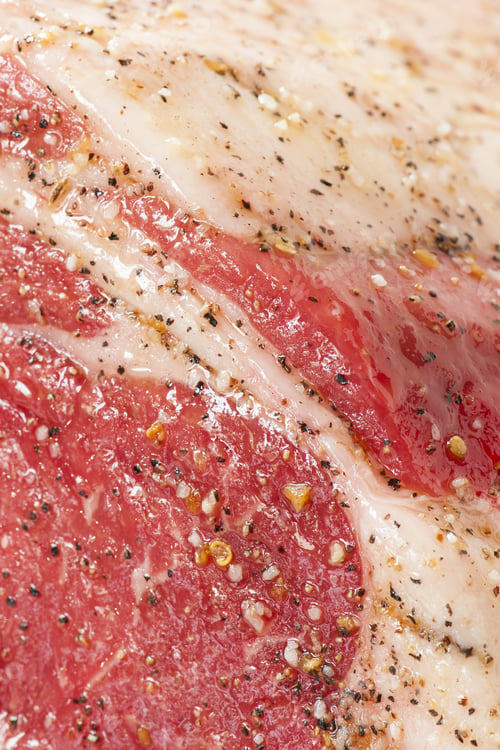 Preview: Uncooked Raw Prime Rib Roast Closeup
